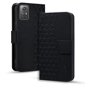 Case for Xiaomi Redmi Note 12S 4G wallet case, Redmi Note 12S case with card holder, Redmi Note12S 4G phone case Provides full Protection, Redmi Note 12S cover with stand function. 6.43″, Black
