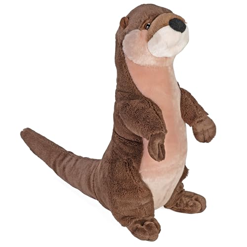 Wild Republic Cuddlekins River Otter Standing, Stuffed Animal, 12 inch,