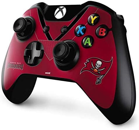 Skinit Decal Gaming Skin Compatible with Xbox One Controller - Officially Licensed NFL Tampa Bay Buccaneers Team Jersey Design