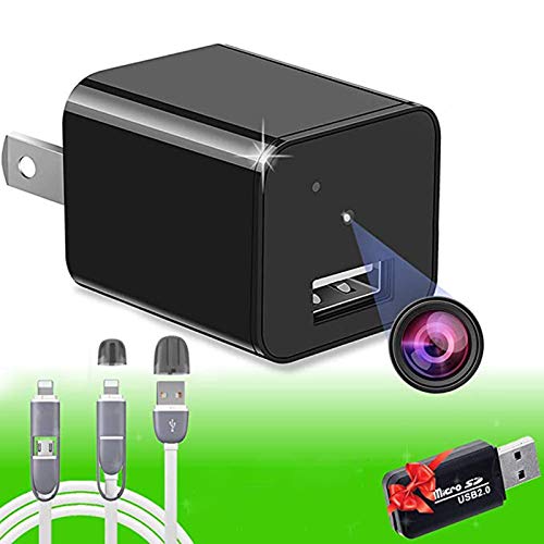 Spy Camera - Hidden Camera - Premium Pack - HD 1080P - Best Spy Charger - USB Hidden Camera - Hidden Spy Camera - Hidden Nanny Cam - Hidden Spy Cam - Hidden Cam - Full HD Surveillance Camera