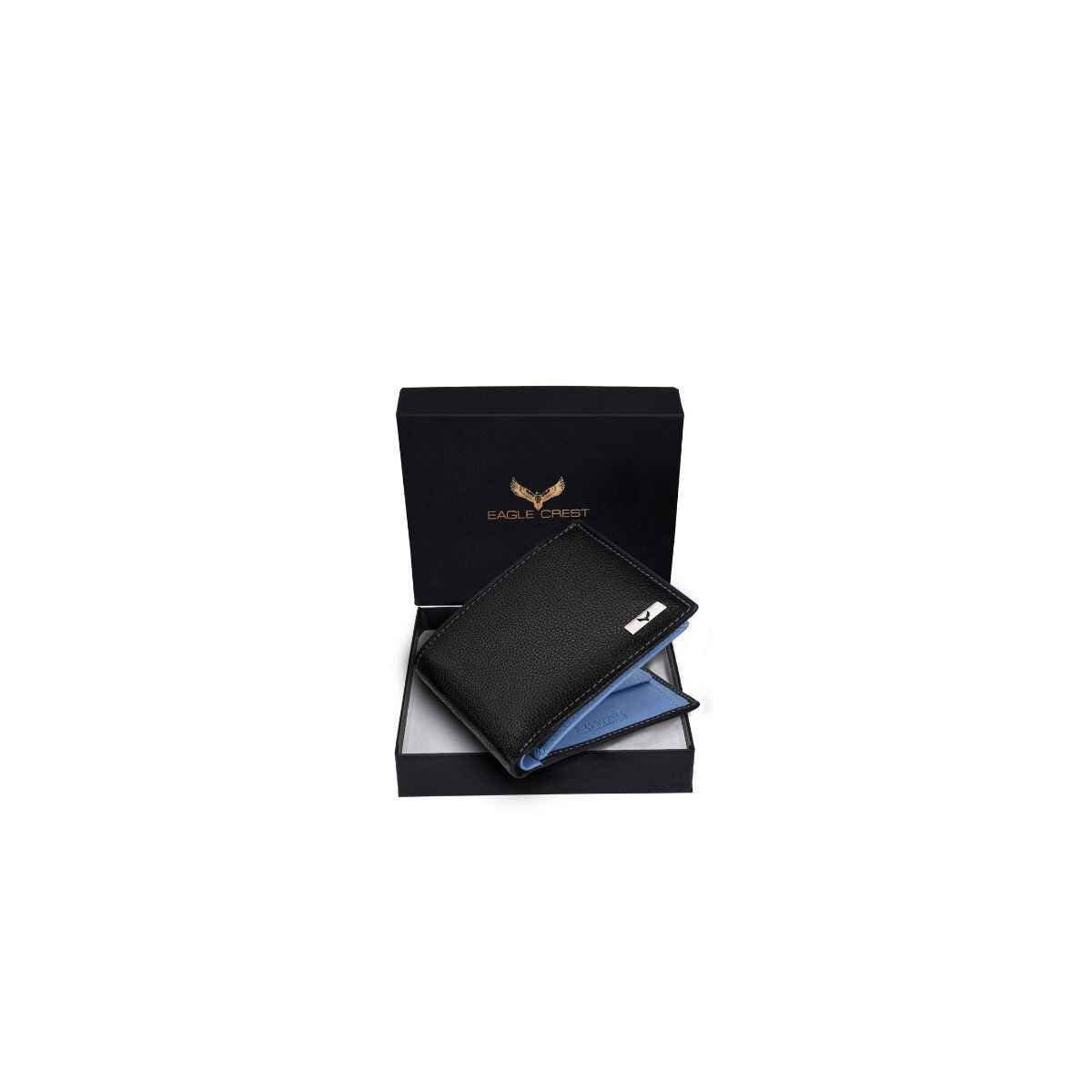 Eagle Crest Kolt Blue/Light Blue Leather Wallet for Men