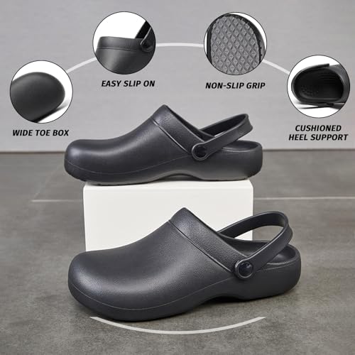 Image of Armadillo Chef Shoes for Men - Slip Resistant, Lightweight & Waterproof Garden Clogs for Women, Ideal Work Shoes for Kitchens
