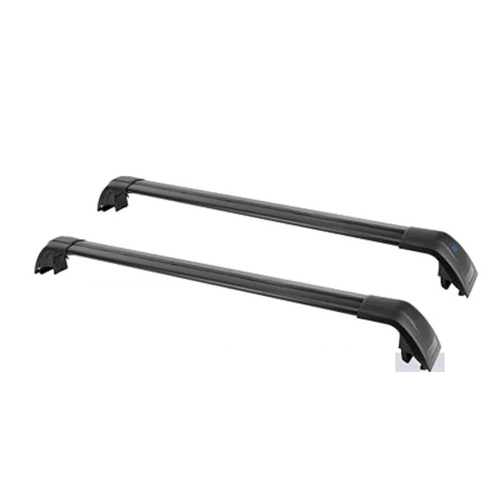 Genérico Barras Transversales Aluminio Portaequipajes Techo Coche con Rieles Metálicos Antirrobo para Volvo XC60 2018-2025