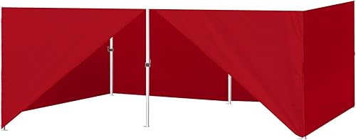 Miniatura 68 de Eurmax USA - Kit de paredes con cierre completo para toldo desplegable de 8x8 pies, solo 4 paredes (verde bosque) Verde bosque,Blanco,Rojo,Verde