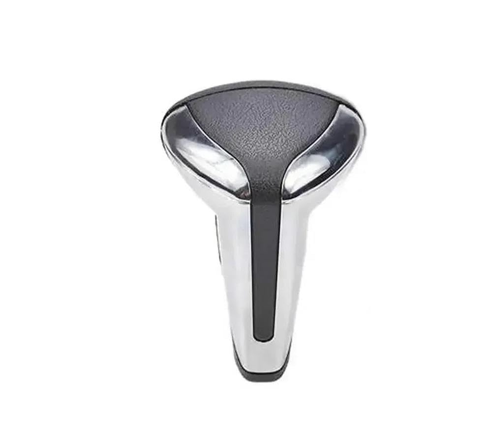 Hyasdbwe Silver For Peugeot 206 301 307 308 408 For Citroen C3 C4 C5 For C-Quatre For C-Triomphe Car Automatic Gear Stick Lever Carbon Fiber Gear Shifter Parts(Silver)