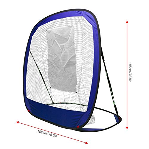 Rede de treinamento de beisebol compacta, rede de beisebol, tênis de beisebol de tecido Oxford 300D