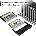 20Pcs Audio Cassette Tape Storage Case, Plastic Blank Cassette Tapes With Music Display Box Organizer For Art Collection