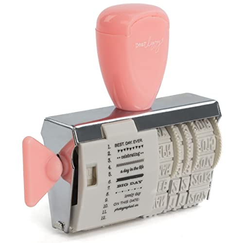 American Crafts Dear Lizzy Roller Phrase/Date Stamp