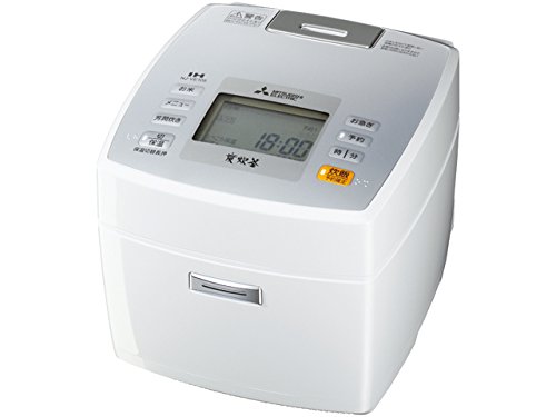 Amazon | 三菱 IHジャー炊飯器 NJ-VE105-W 5.5合炊き ピュアホワイト  