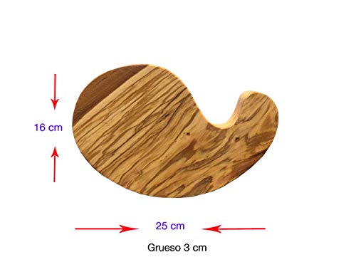 Planche à découper d'exception en bois d'olivier massif Muebles Siolca - 2