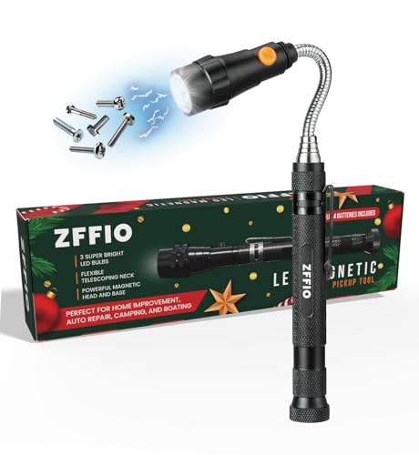 Gifts for Men Stocking Stuffers for Adults Christmas - Magnetic Flashlight Pickup Tool...