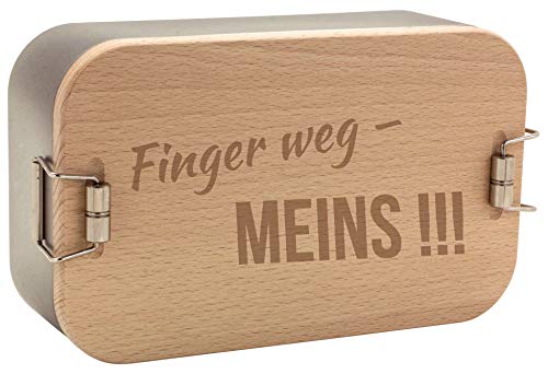 Spruchreif PREMIUM QUALITÄT 100% EMOTIONAL Fiambrera de metal con tablas de desayuno...