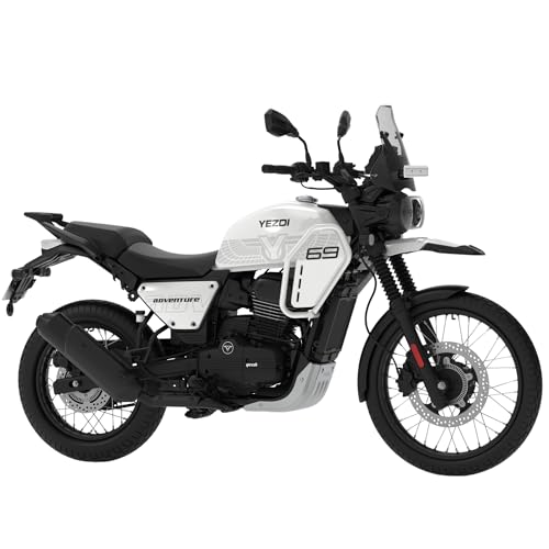 Image of YEZDI Adventure Disc Bike Ocean Blue Spoke Wheels Booking for Ex-Showroom Price