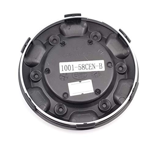 Fuel Matte Black Custom Wheel Center Cap One (1) M-447, 1001-58 #TOP2