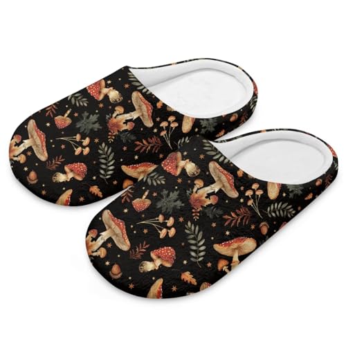 Womens Fuzzy Slipper Winter Plush Warm Slip-on Home Slippers Flats Cozy Indoor Outdoor House Shoes2