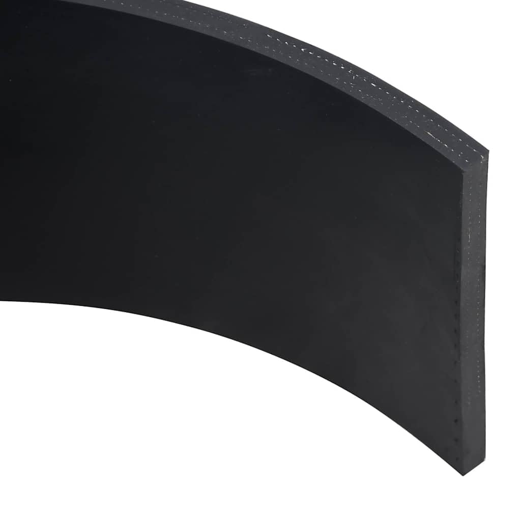 Bande en caoutchouc pour chasse-neige noire 150 x 15 x 1 cm résistante aux intempéries avec double couche de maille pour un déneigement efficace et un fonctionnement plus silencieux sur