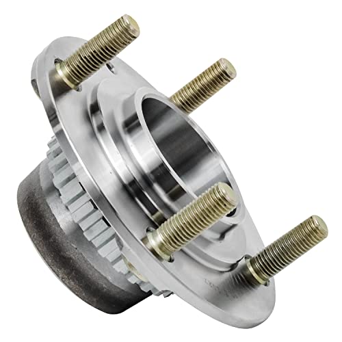 Image of Detroit Axle - Rear 2pc Wheel Bearing Hubs for Hyundai 1995-1996 Accent, 2 Wheel Bearing and Hubs Assembly Replacement