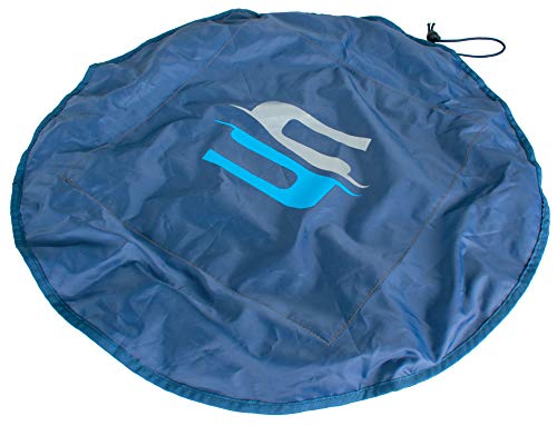 SEAC Changing Mat and Bag for Wet Clothes, Hygienic and Handy Accessory for Swimming Pool and Gym,Blue