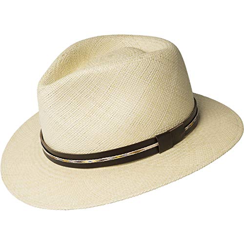 Bailey of Hollywood Stansfield Panama Fedora Natural, X-Large