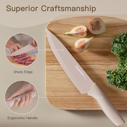 Astercook Knife Set 13 Pieces Kitchen Knives Set with Healthy Anti Rust Coating - image 9