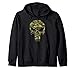 Marvel The Punisher Camo Skull Symbol Felpa con Cappuccio