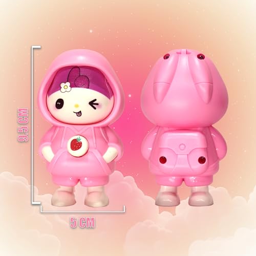 Image of WOYAX Face Changing Keychain with 3 Expressions 3D Cartoon Character ABS Toy Key Holder Unisex Keychain for Bags, Cars & Gifts Cute Action Figure for Kids & Adults