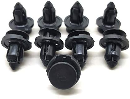 ONINE 100Pcs 10mm Plastic Bumper Rivets Car Clips Retainer Fastener Push Pins for Car Auto Fender
