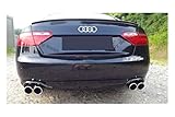  Car-Tuning24 53929241 Tuning A5 Spoiler Heckspoiler Fertig Lackiert Vulkanschwarz Met. S-line tuning