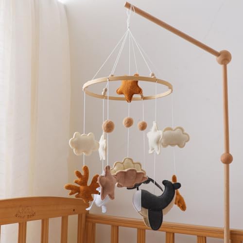 Mobile de lit bébé en feutre de qualité supérieure pour décoration de berceau - 2