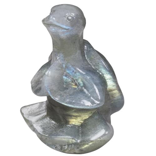Labradorite Sea Turtle Meditation Crystal Sculpture
