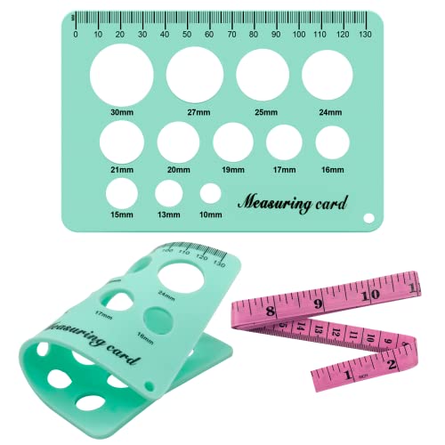 Silicone Nipples Ruler of Flange Size Measure for Nipple, Nipple Measurement Tool for Flanges