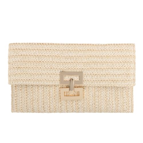 EVEOUT Pochette in Paglia