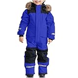 Matière : Cette combinaison de neige pour enfants est fabriquée à 100 % en polyester avec une enveloppe extérieure lisse et résistante au vent, une doublure isolante chaude et une capuche douce bordée de fausse fourrure pour garder les tout-petits bien au chaud par temps froid.