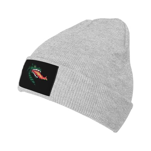 UAB Blazers Wool Cap for Men and Women Lined Knit Warm Hats Cool Hat Warm Outdoor Hat Gray
