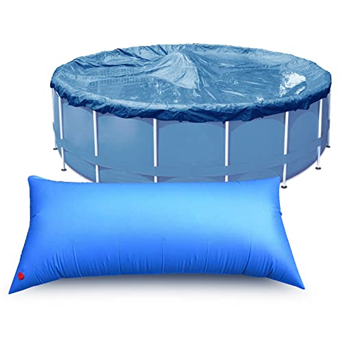 Cuscino Piscina Invernale Rettangolo 8×4ft, Cuscino Aria Piscina Copertura Invernale, Cuscino Gonfiabile Invernale Piscina, Accessori per Piscina Copertura Invernale Galleggiante Svernante (1 Pezzi)