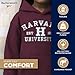 Barnesmith Harvard University Crimson Youth Unisex Hooded Sweatshirt, Vintage, Maroon, Medium