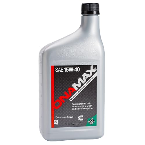 Cummins Onan OnaMax 15W-40 32 oz. Generator Engine Oil 326-5...