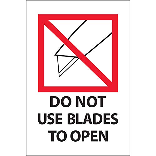 Box Partners 4 x 6 - Do Not Use Blades to Open Labels