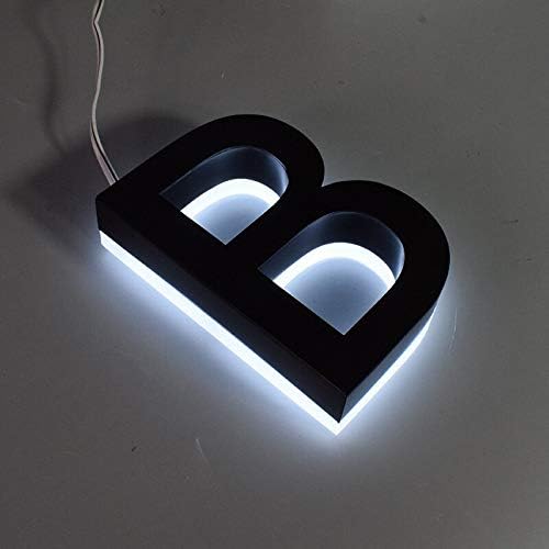 Door Plate Sign House-Numbers Name-Plates Apartment Lettre Address Metal - (Size: 200mm 7in; Color: 0) (2 250mm 10in)