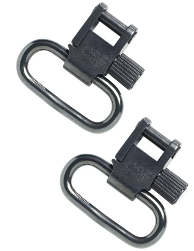 Uncle Mike's unisex adult Tri-Lock Blued 1', Clam QD Swivel Non Tri Lock, Black, 1 US