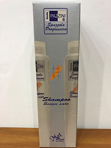 Brosse progressive shampooing sans sel pour réparer les cheveux secs et abîmés