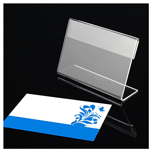 Wanfoou Clear Acrylic Sign Holder - Image 2