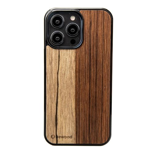 Coque antichoc iPhone 14 Pro Max en silicone et bois de mangue
