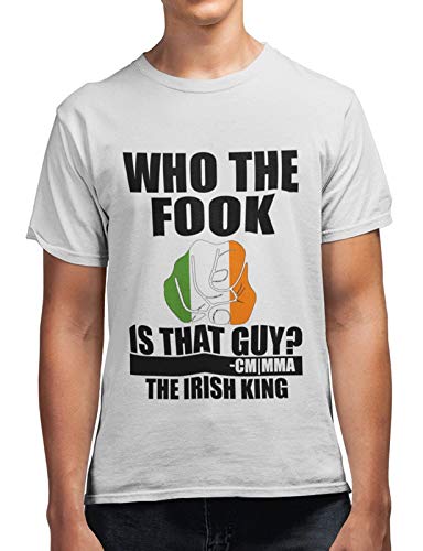 Revind.442Revind 442 Conor McGregor 'Who The Fook' Men's 100% Cotton Round Neck T-Shirt