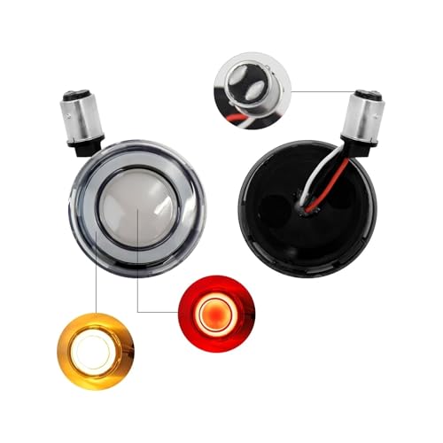 Indicateurs moto robustes anti-vibrations pour Softail Dyna - 5