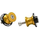 2 Pcs 8MM Spools Motorcycle CNC Swingarm Stand Screws Swing Arm Sliders Compatible with SUZUKI GSR 4