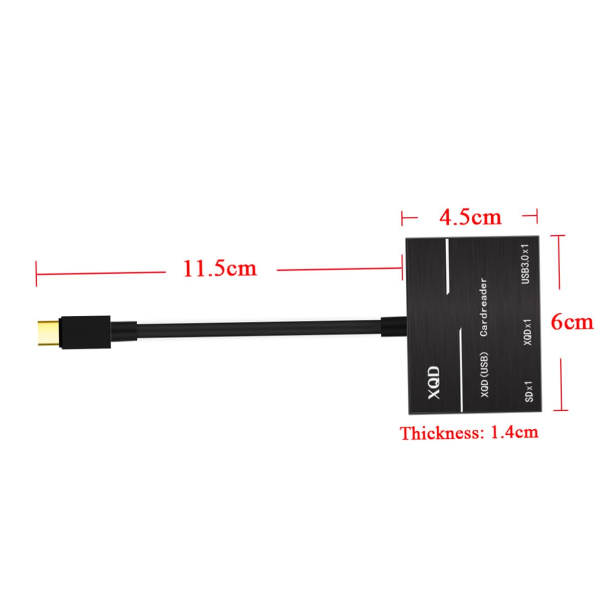 Gadpiparty 2piezas Lector De Tarjetas USB c Tipo Adaptador Rápido Compatible con Resistente y Elegante para Transferencia De Imágenes y Videos Desde Cámara y Tarjetas