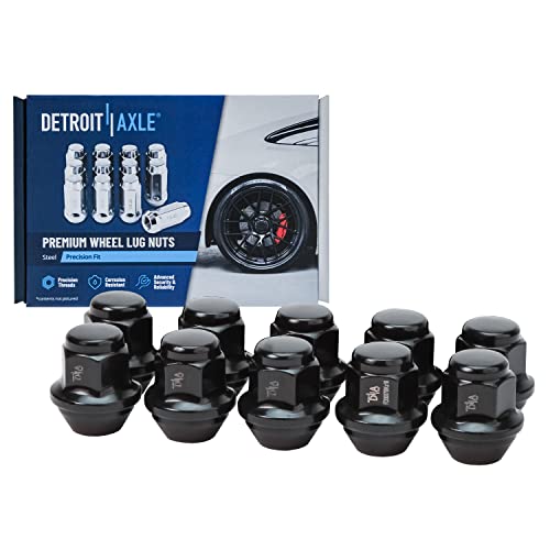 Image of Detroit Axle - REAR Brake Kit for 2013-2016 Ford Fusion 2013-2014 Lincoln MKZ Disc Brake Rotors Ceramic Brakes Pads Replacement Wheel Bearing Hubs Lug Nuts: 11.89 inch inch Rotor