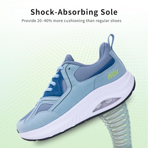 Image of Wide Toe Box Shoes Women Arch Support Walking Sneakers Orthotic Tennis Shoes for Plantar Fasciitis Bunions