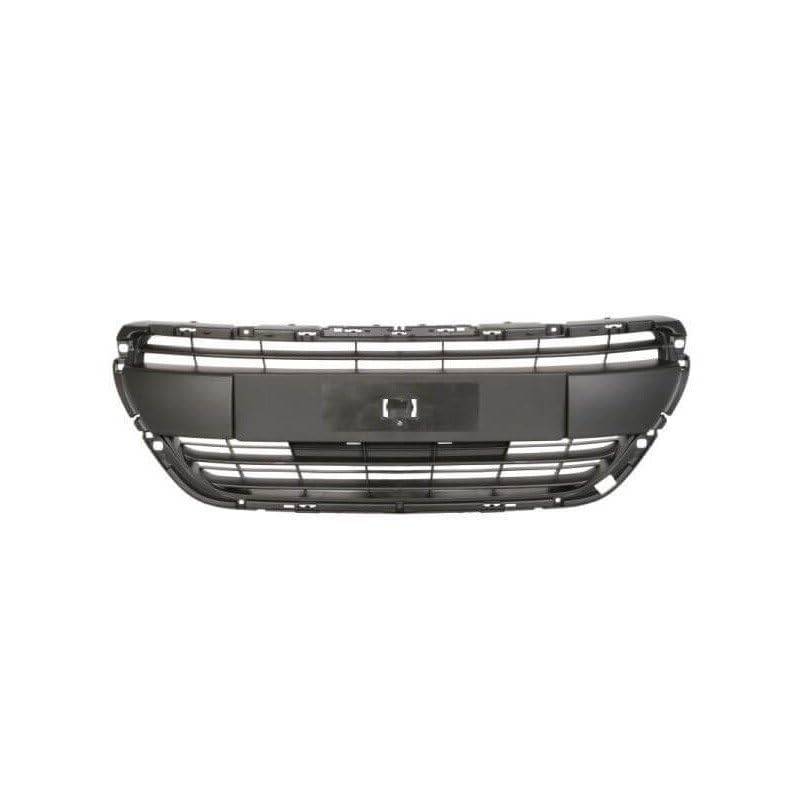 Grille de pare-choc avant centrale noire compatible avec Peugeot 208 Active 1 phase 2 2015-2019
